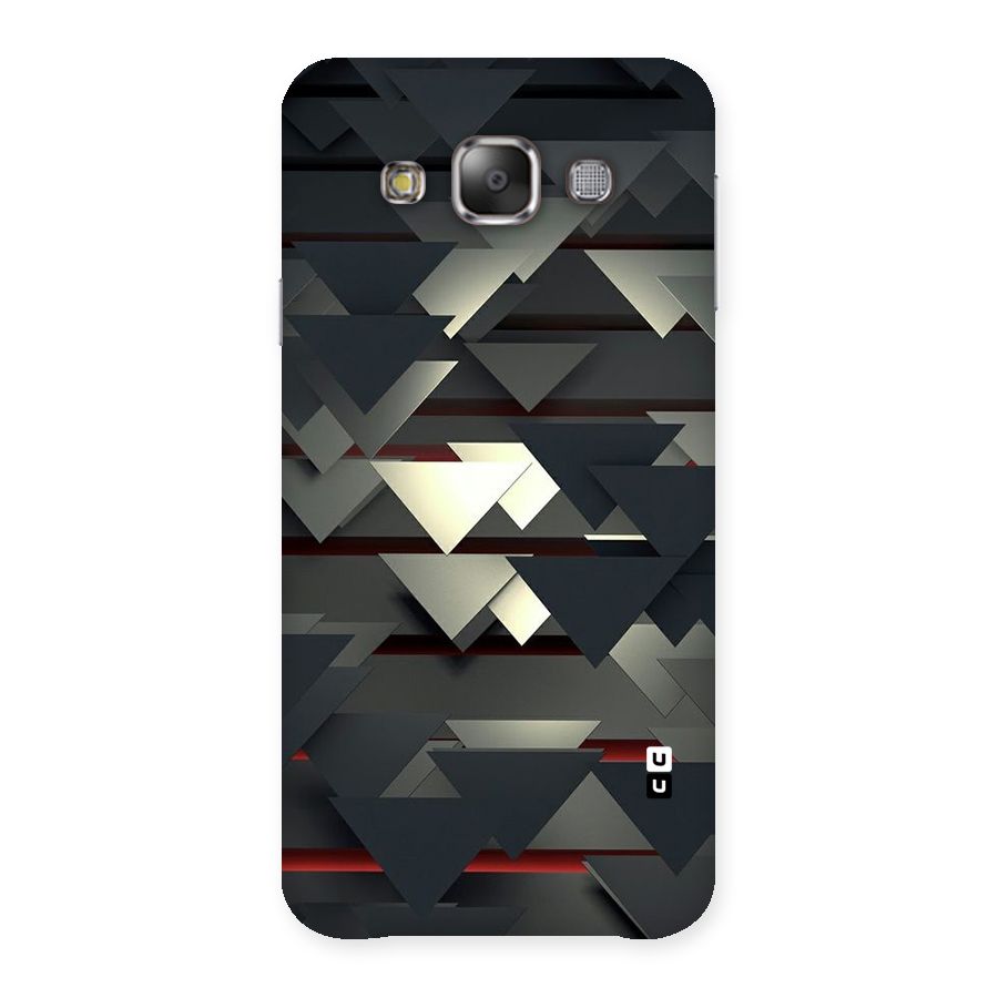 Classic Triangles Design Back Case for Galaxy E7