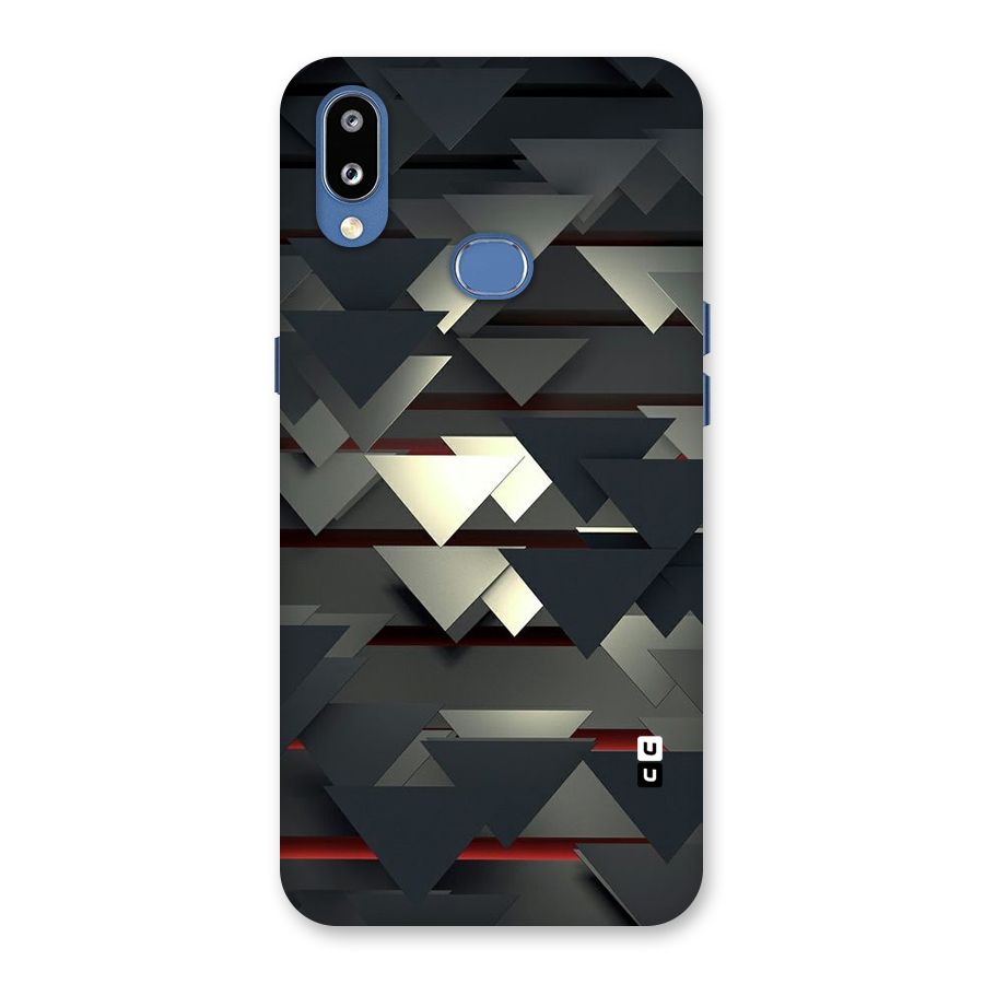 Classic Triangles Design Back Case for Galaxy M01s