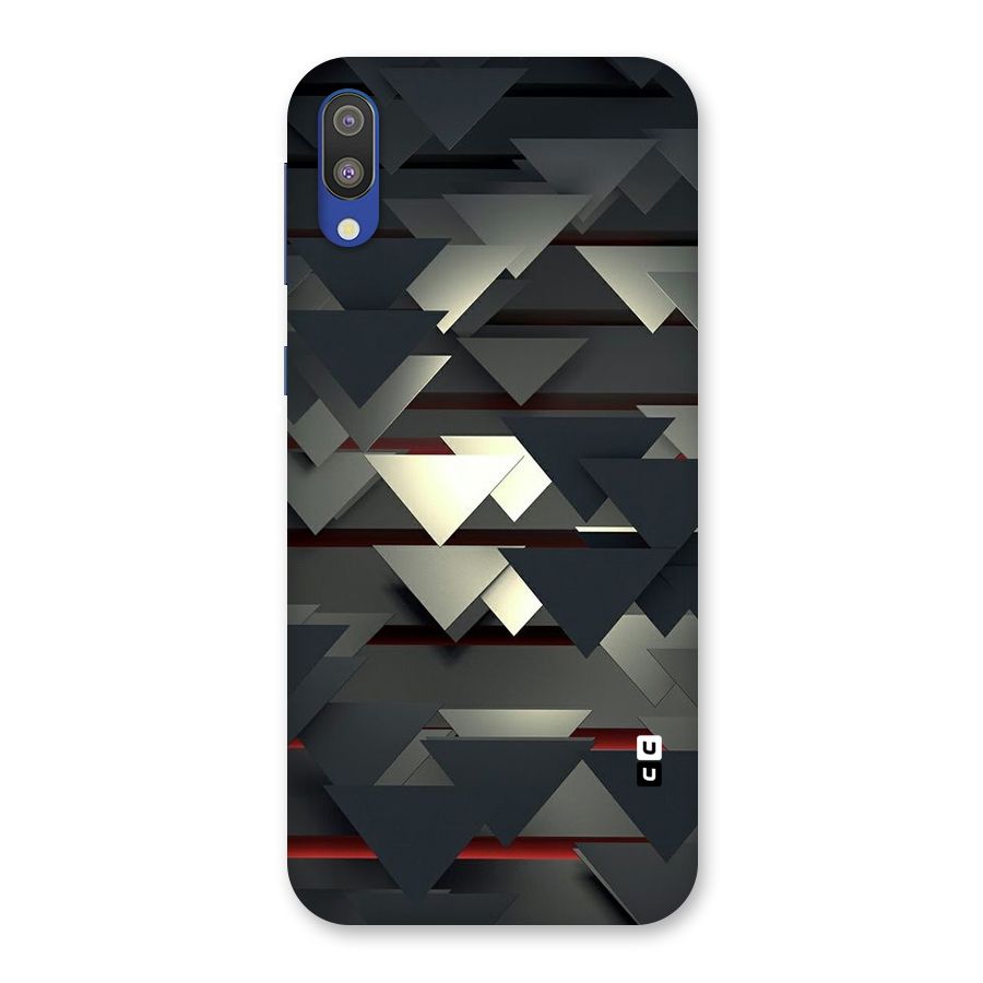 Classic Triangles Design Back Case for Galaxy M10
