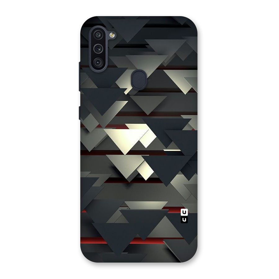 Classic Triangles Design Back Case for Galaxy M11