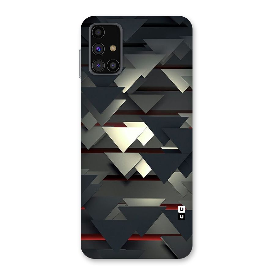 Classic Triangles Design Back Case for Galaxy M31s