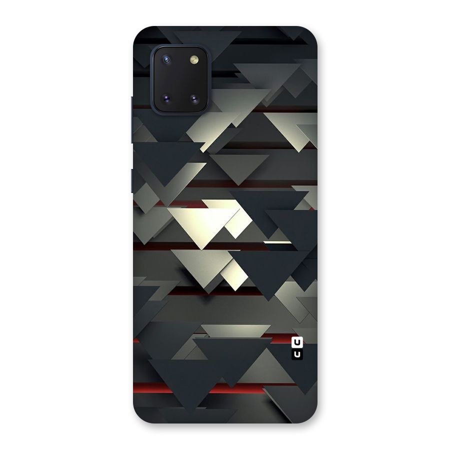 Classic Triangles Design Back Case for Galaxy Note 10 Lite