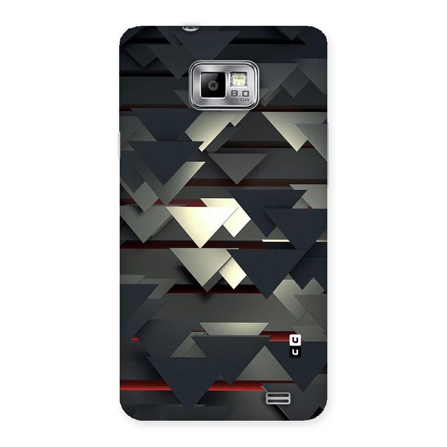 Classic Triangles Design Back Case for Galaxy S2