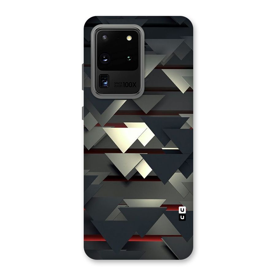 Classic Triangles Design Back Case for Galaxy S20 Ultra