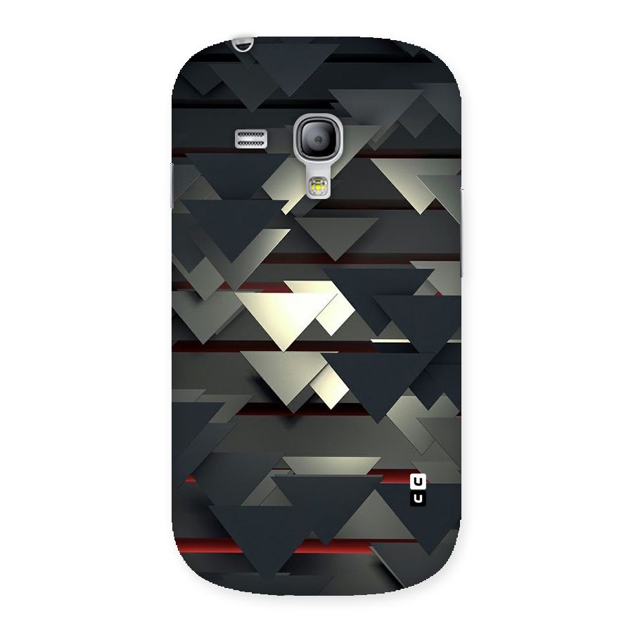 Classic Triangles Design Back Case for Galaxy S3 Mini