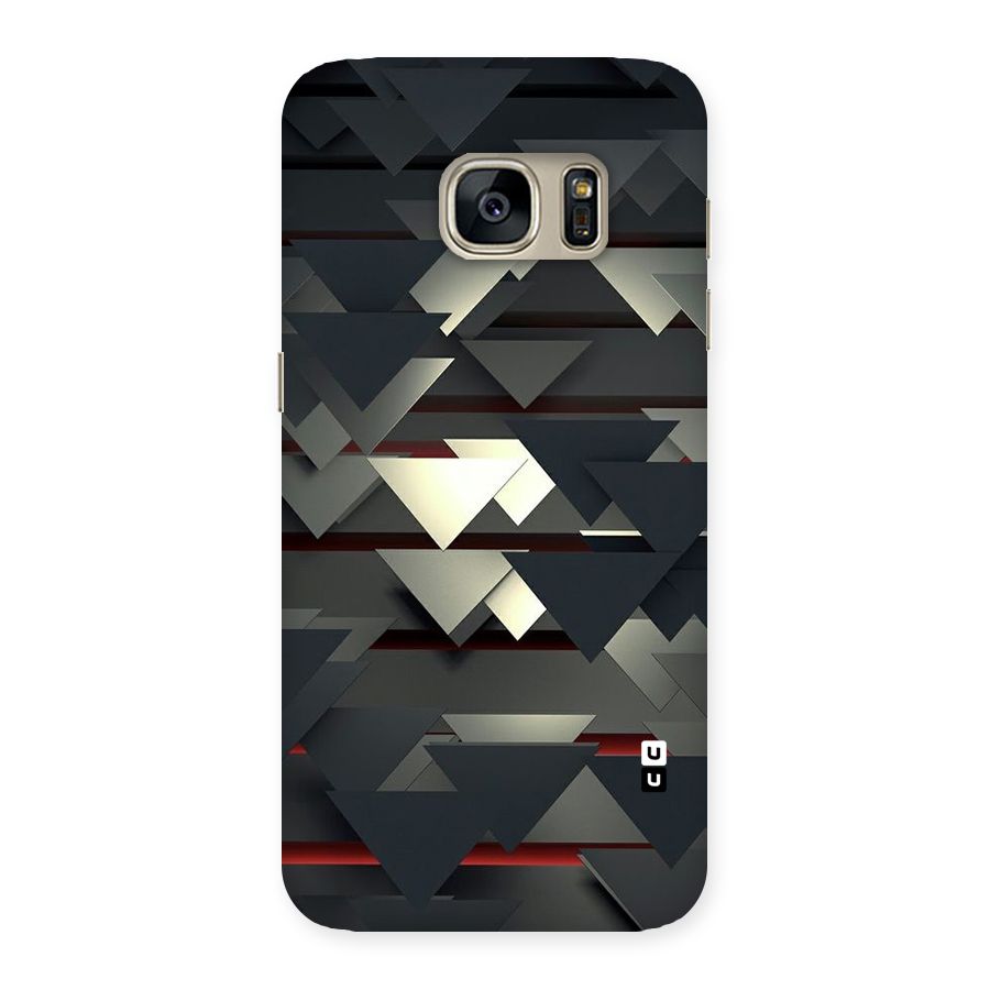 Classic Triangles Design Back Case for Galaxy S7