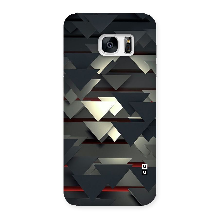 Classic Triangles Design Back Case for Galaxy S7 Edge