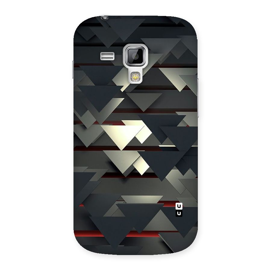 Classic Triangles Design Back Case for Galaxy S Duos