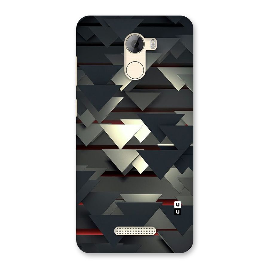 Classic Triangles Design Back Case for Gionee A1 LIte