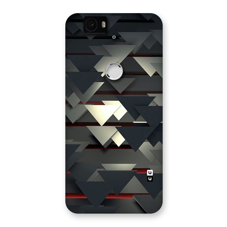 Classic Triangles Design Back Case for Google Nexus-6P