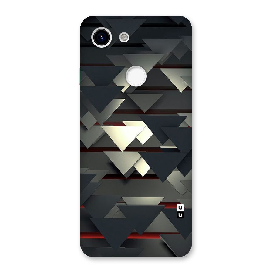 Classic Triangles Design Back Case for Google Pixel 3