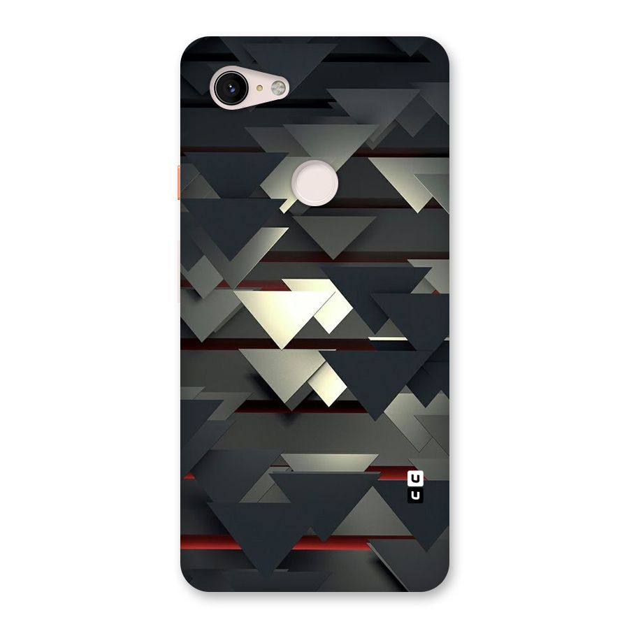 Classic Triangles Design Back Case for Google Pixel 3 XL