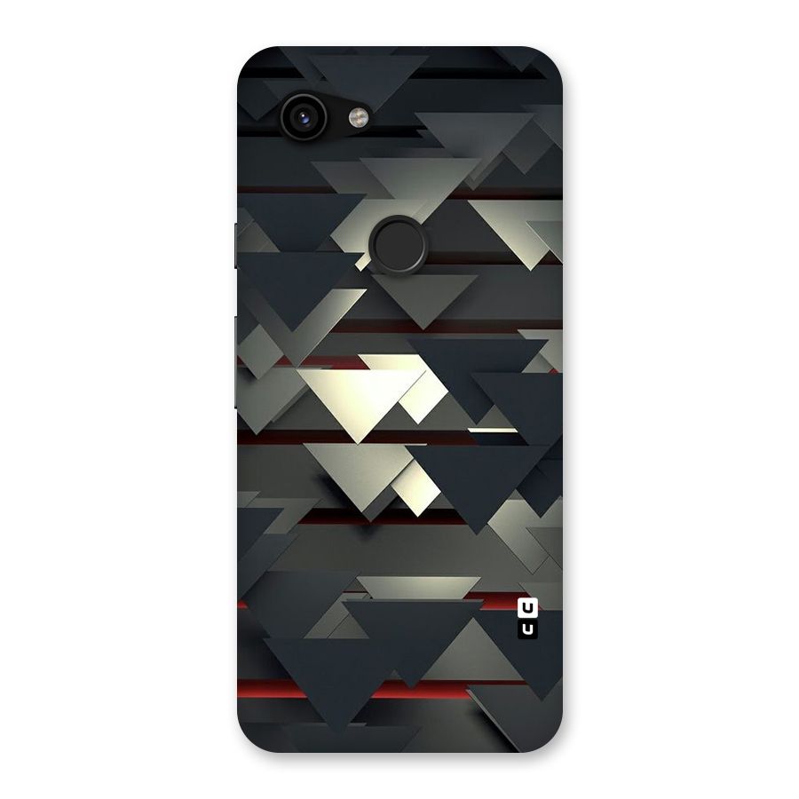 Classic Triangles Design Back Case for Google Pixel 3a