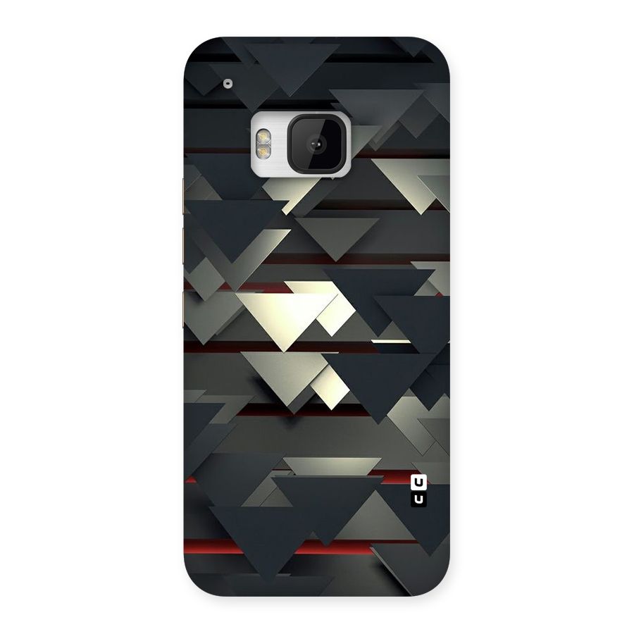 Classic Triangles Design Back Case for HTC One M9