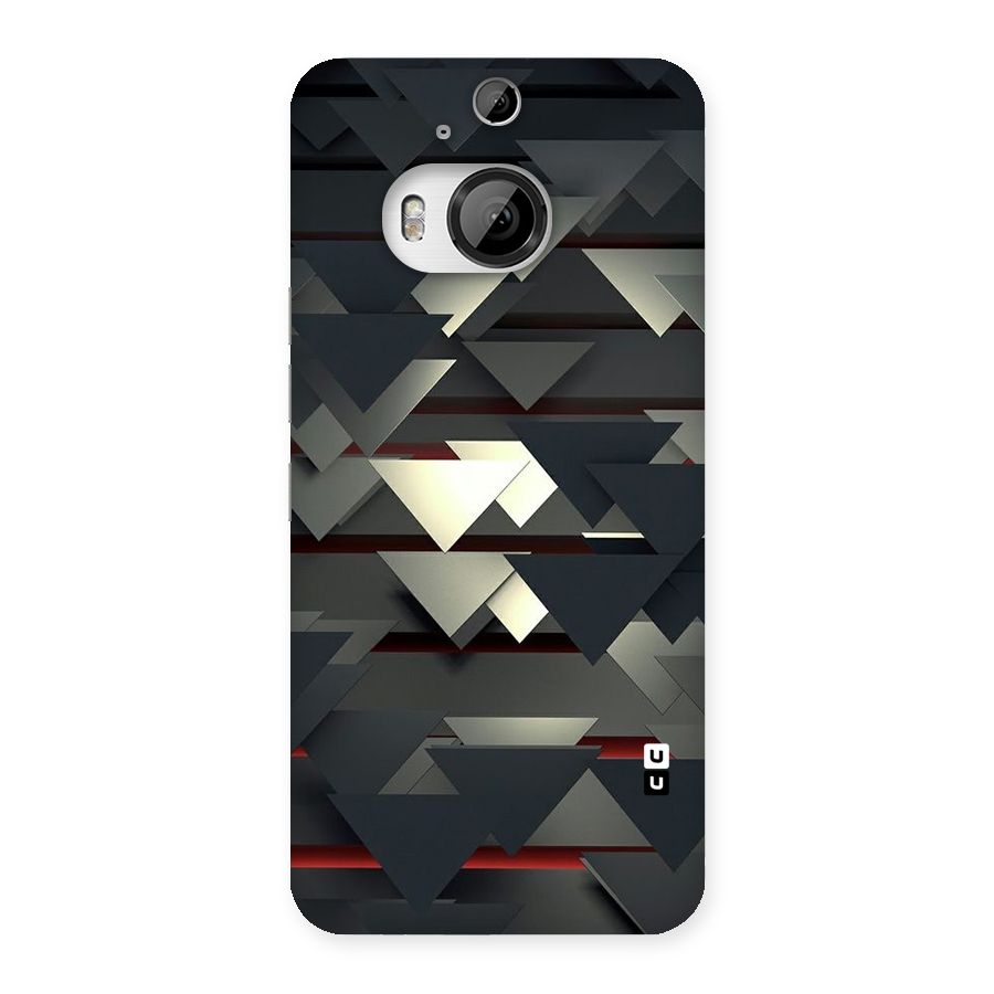 Classic Triangles Design Back Case for HTC One M9 Plus