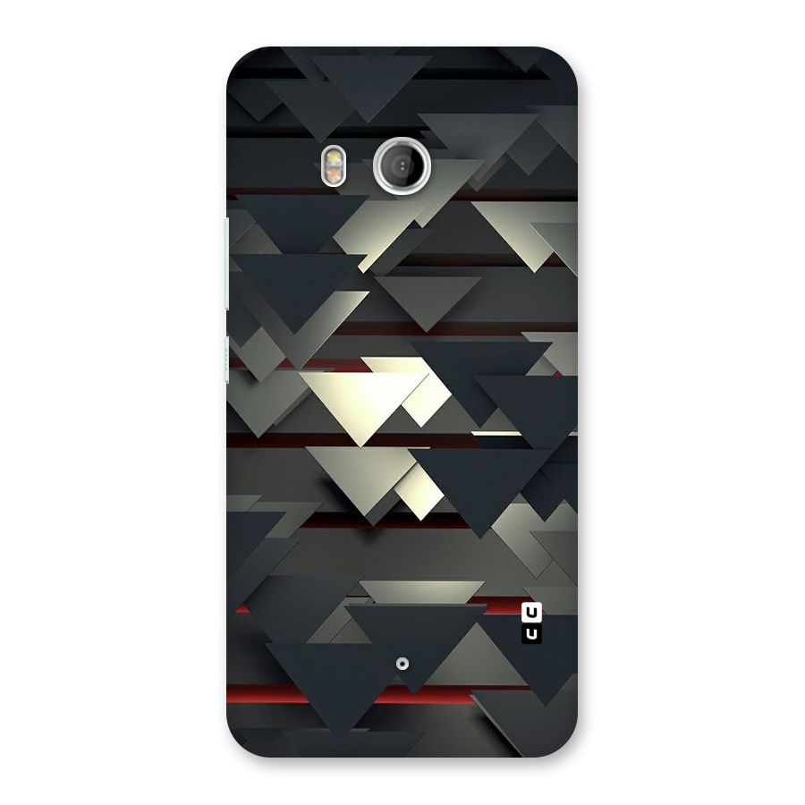 Classic Triangles Design Back Case for HTC U11