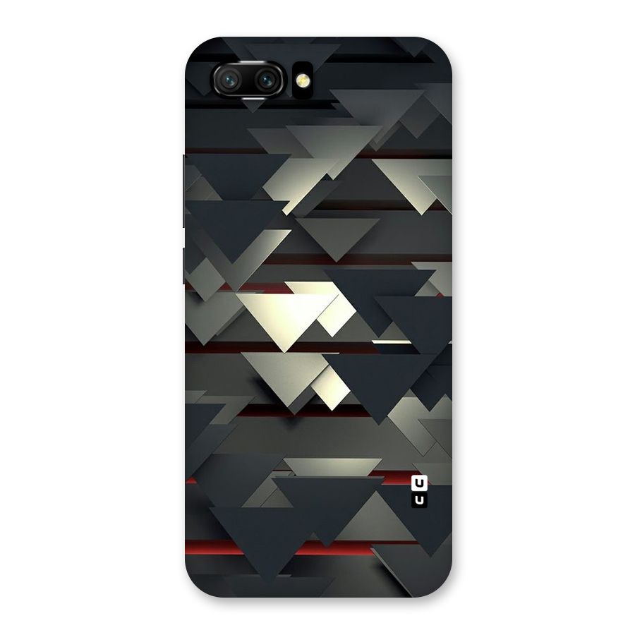 Classic Triangles Design Back Case for Honor 10