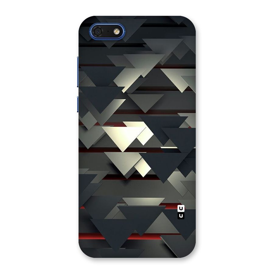 Classic Triangles Design Back Case for Honor 7s