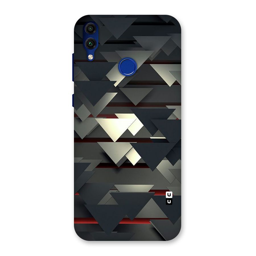 Classic Triangles Design Back Case for Honor 8C