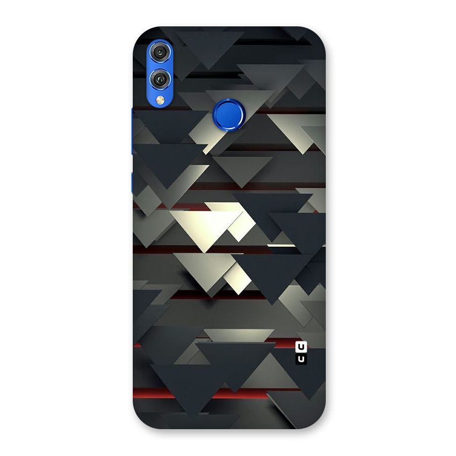Classic Triangles Design Back Case for Honor 8X