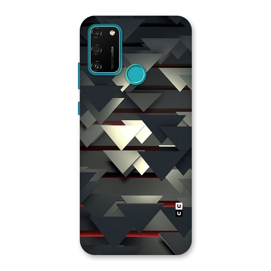 Classic Triangles Design Back Case for Honor 9A