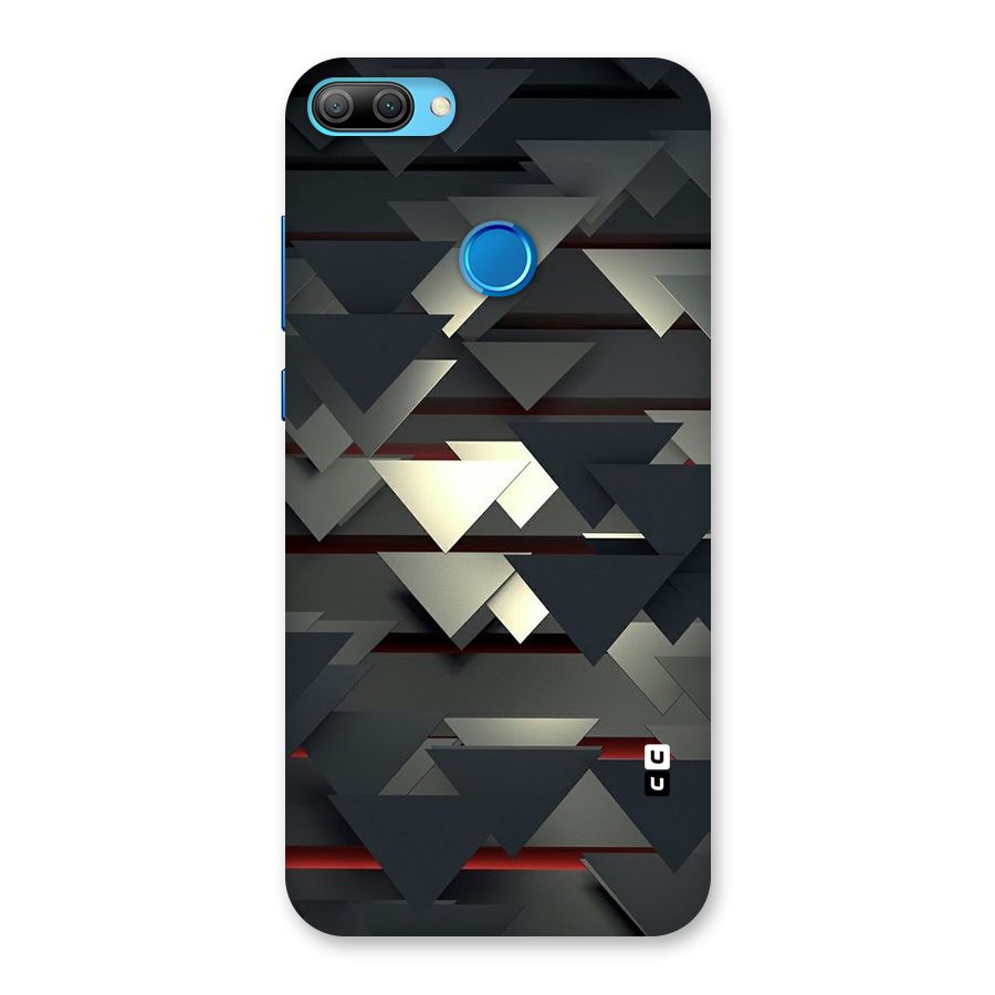 Classic Triangles Design Back Case for Honor 9N