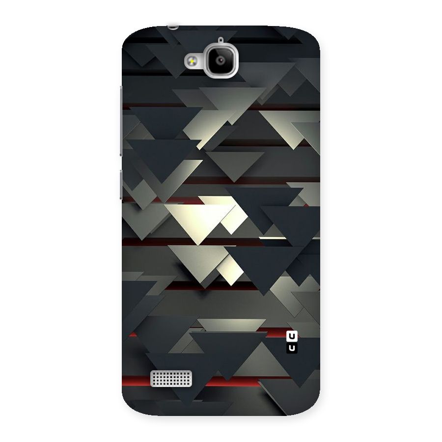 Classic Triangles Design Back Case for Honor Holly