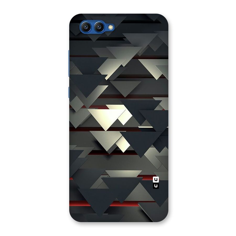 Classic Triangles Design Back Case for Honor View 10