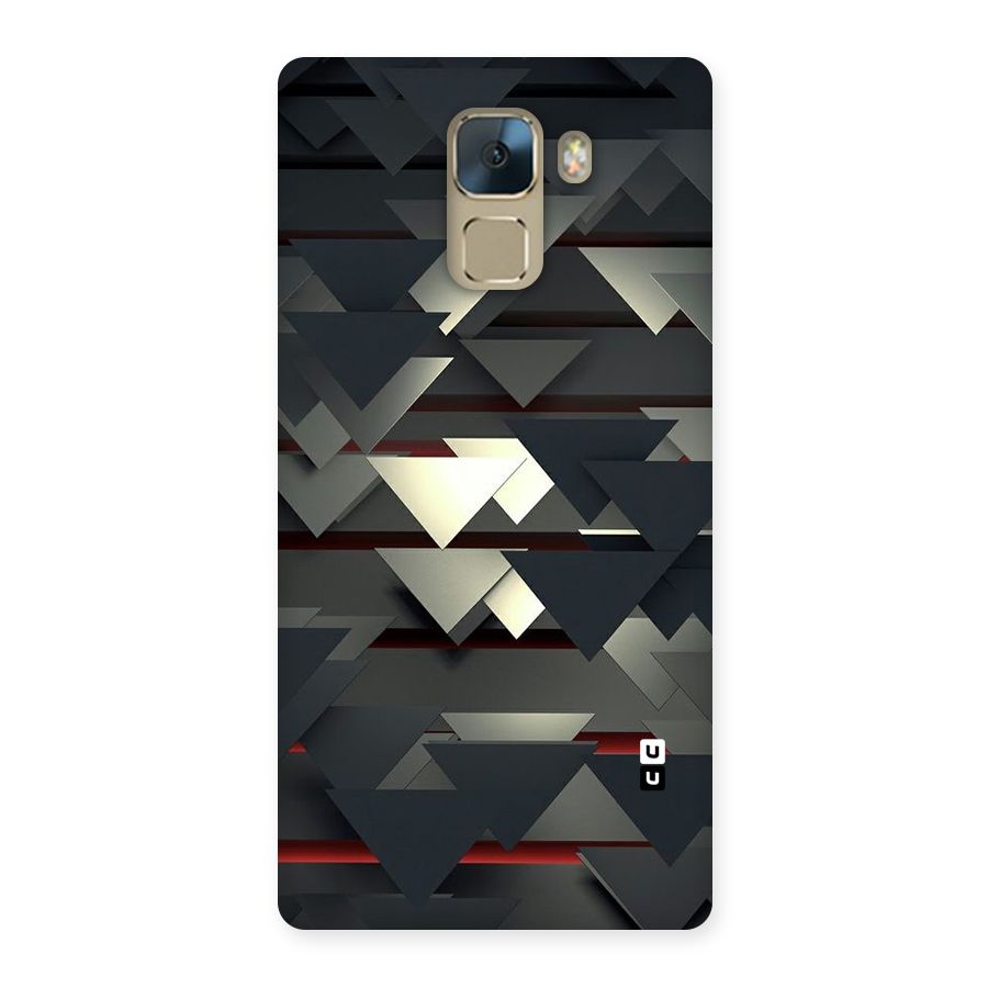 Classic Triangles Design Back Case for Huawei Honor 7