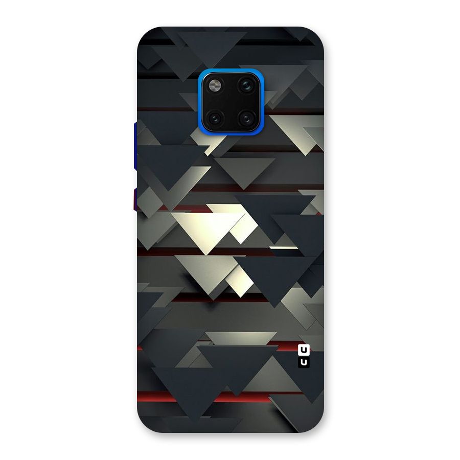 Classic Triangles Design Back Case for Huawei Mate 20 Pro
