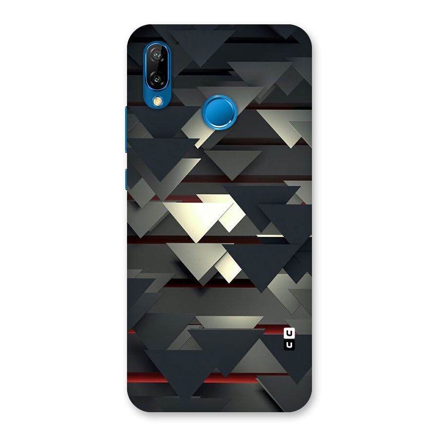 Classic Triangles Design Back Case for Huawei P20 Lite