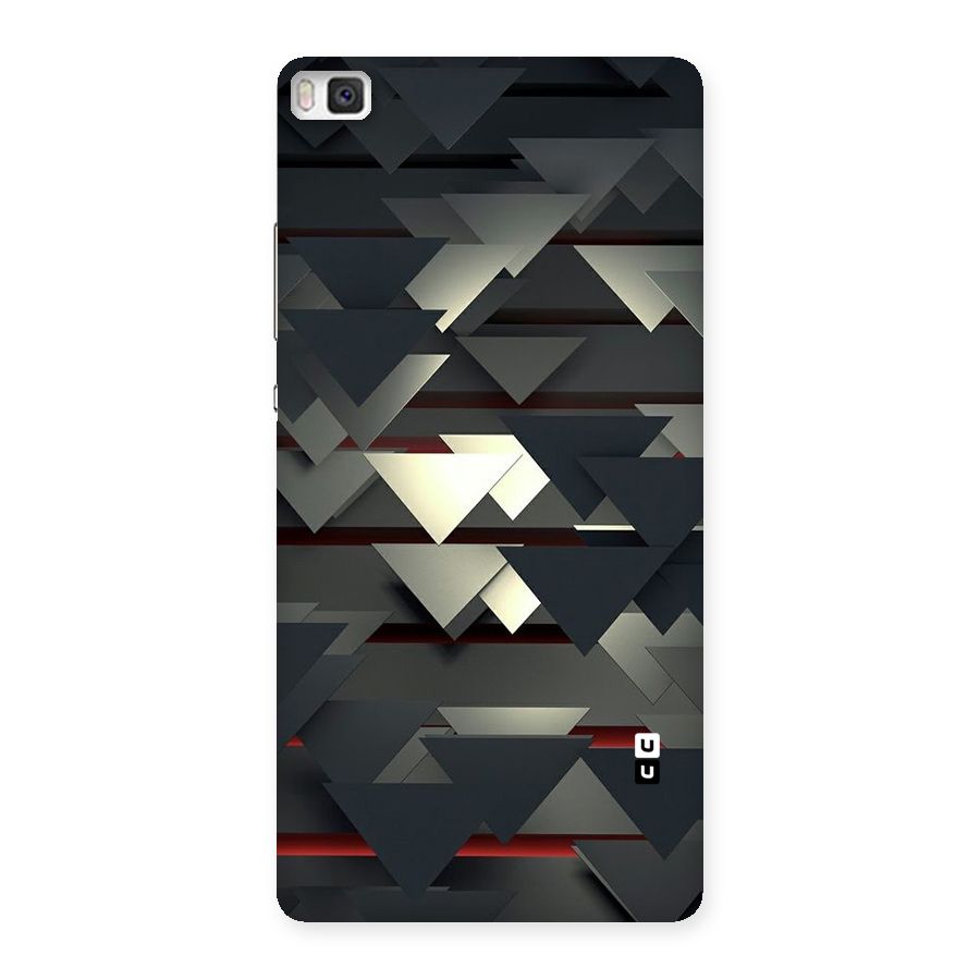Classic Triangles Design Back Case for Huawei P8