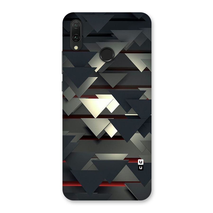 Classic Triangles Design Back Case for Huawei Y9 (2019)