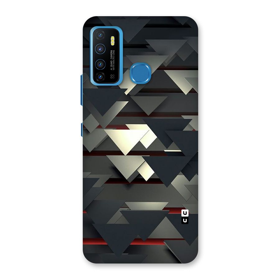 Classic Triangles Design Back Case for Infinix Hot 9