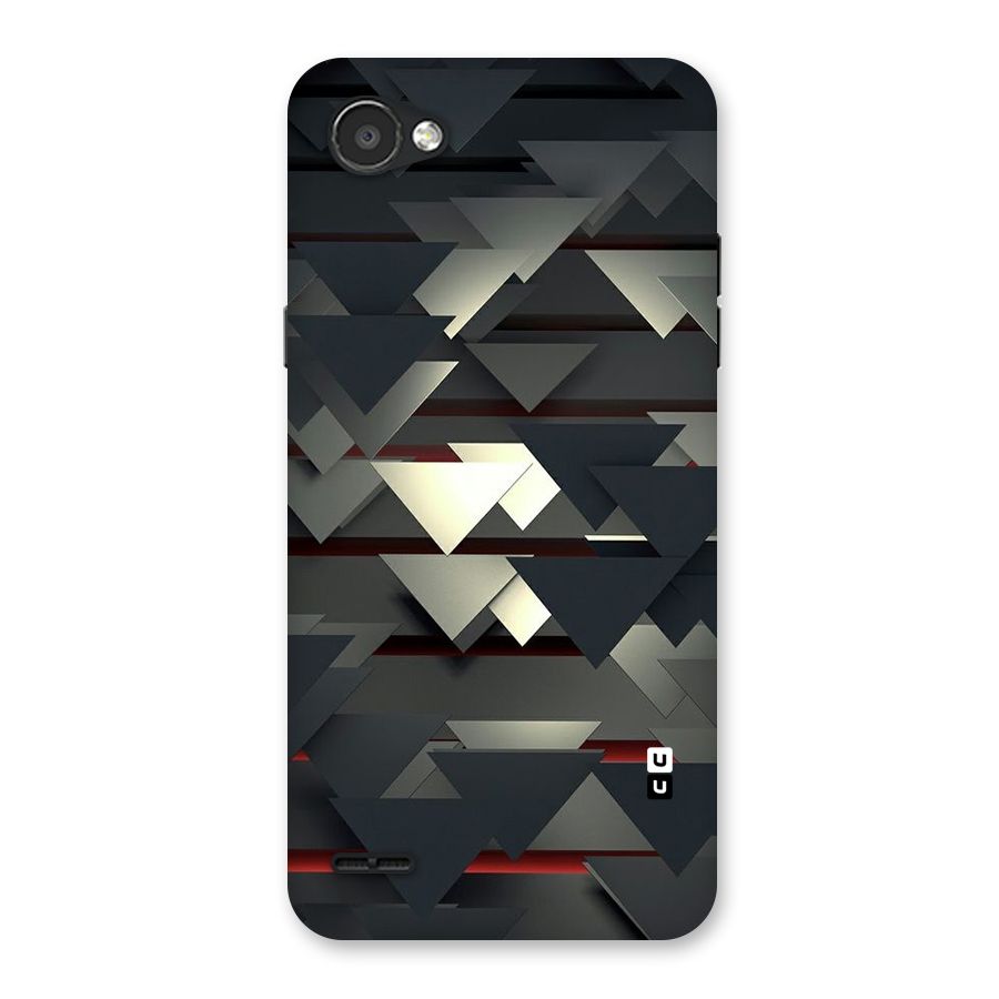 Classic Triangles Design Back Case for LG Q6