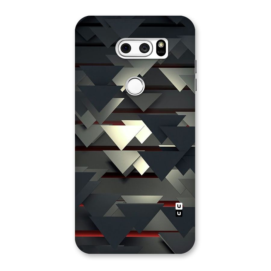 Classic Triangles Design Back Case for LG V30