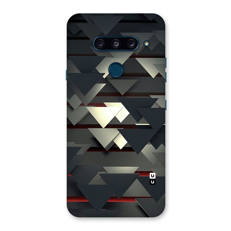 Classic Triangles Design Back Case for LG  V40 ThinQ