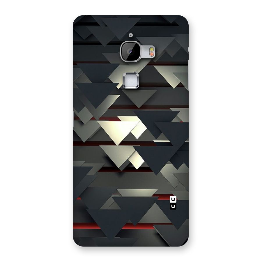 Classic Triangles Design Back Case for LeTv Le Max