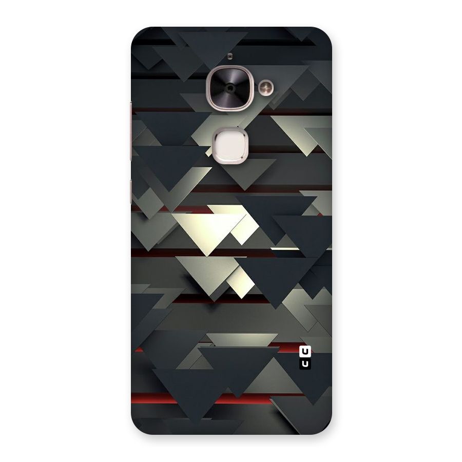 Classic Triangles Design Back Case for Le 2