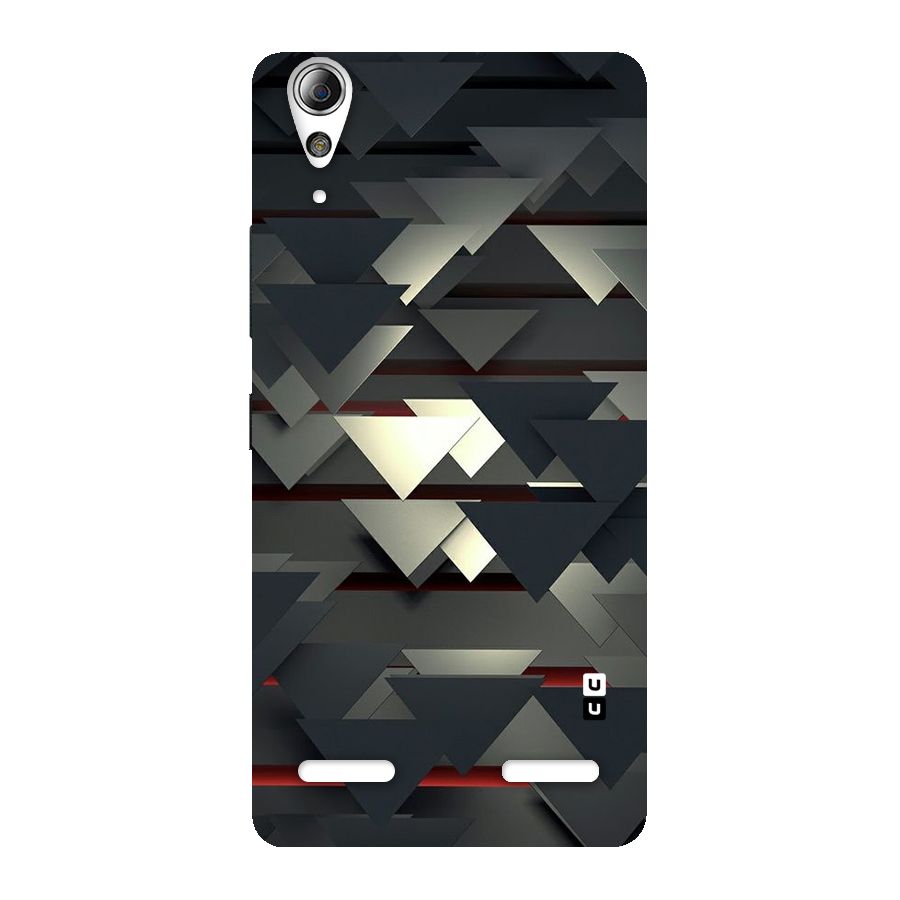 Classic Triangles Design Back Case for Lenovo A6000 Plus
