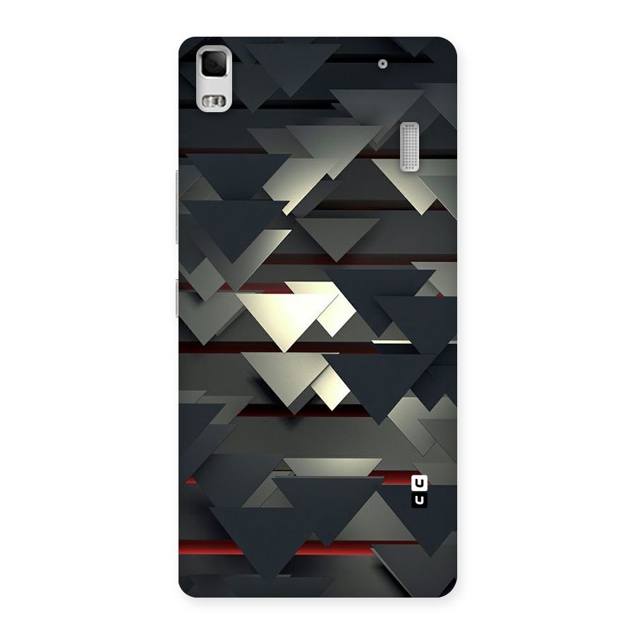 Classic Triangles Design Back Case for Lenovo A7000