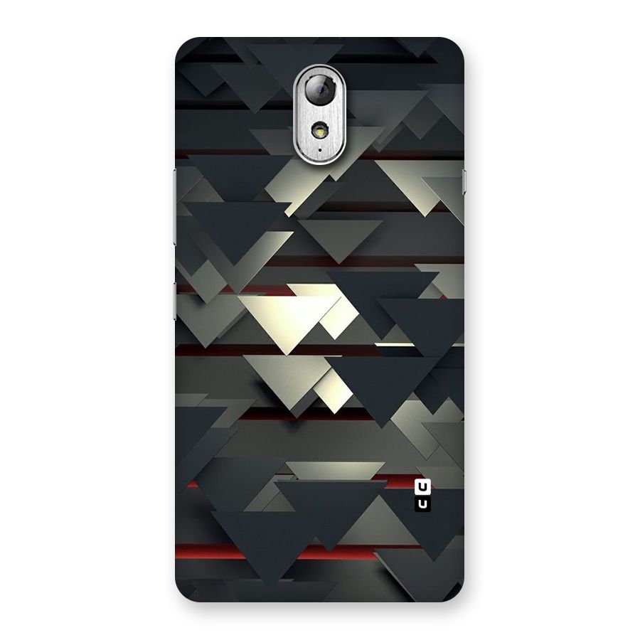 Classic Triangles Design Back Case for Lenovo Vibe P1M