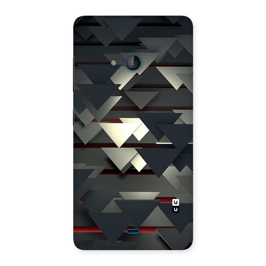 Classic Triangles Design Back Case for Lumia 540