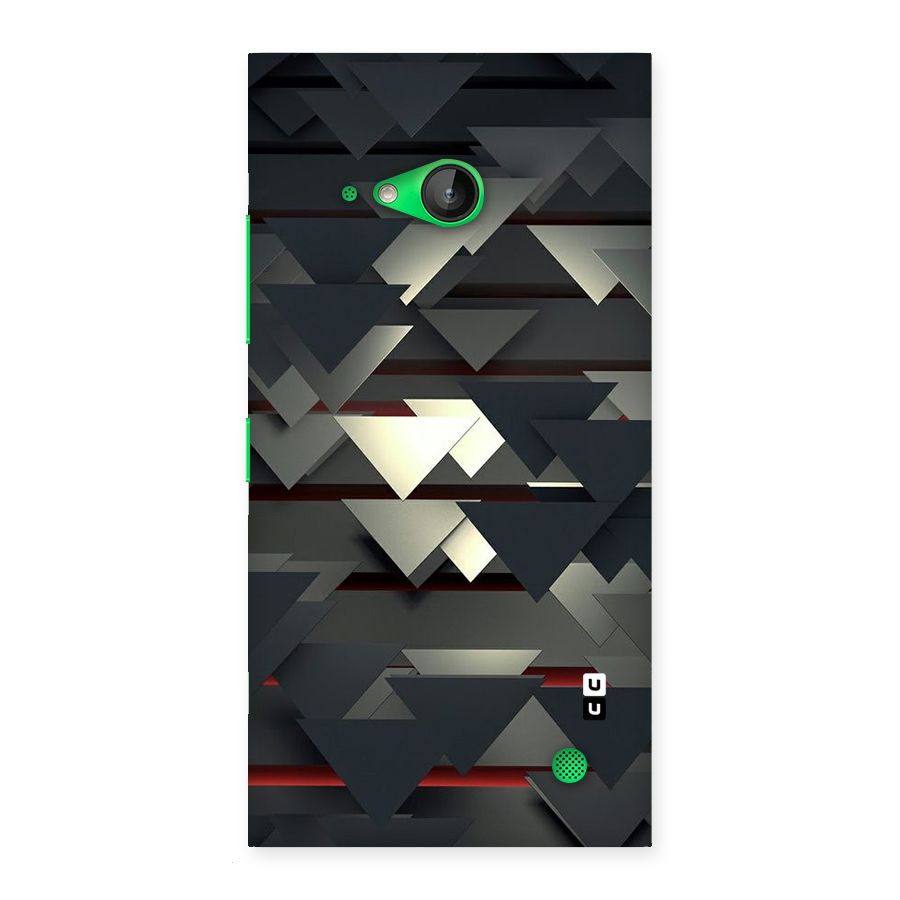 Classic Triangles Design Back Case for Lumia 730