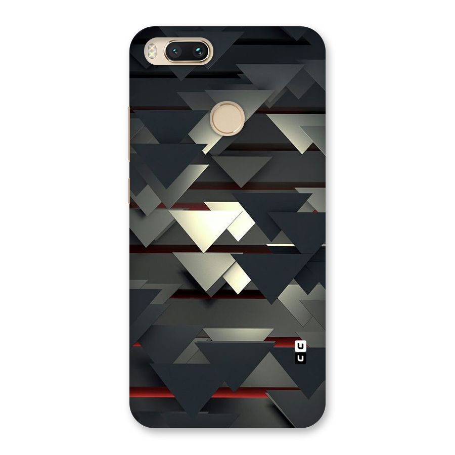 Classic Triangles Design Back Case for Mi A1