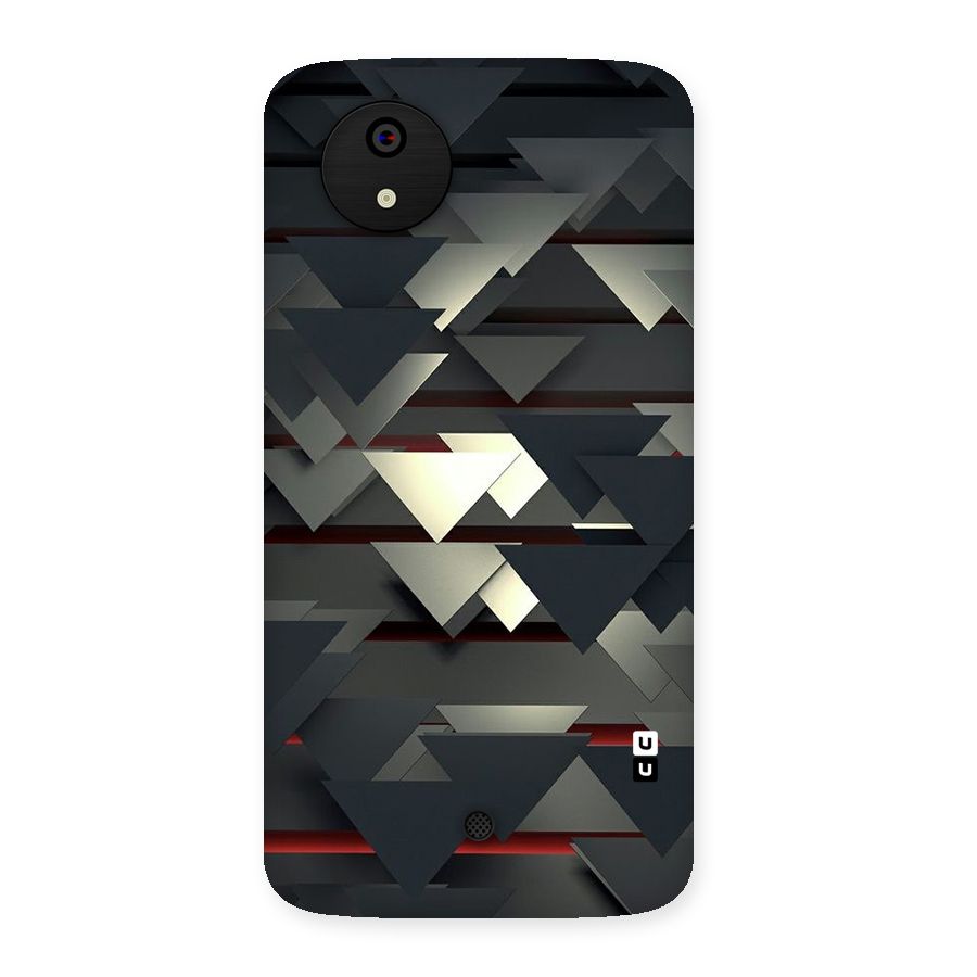 Classic Triangles Design Back Case for Micromax Canvas A1