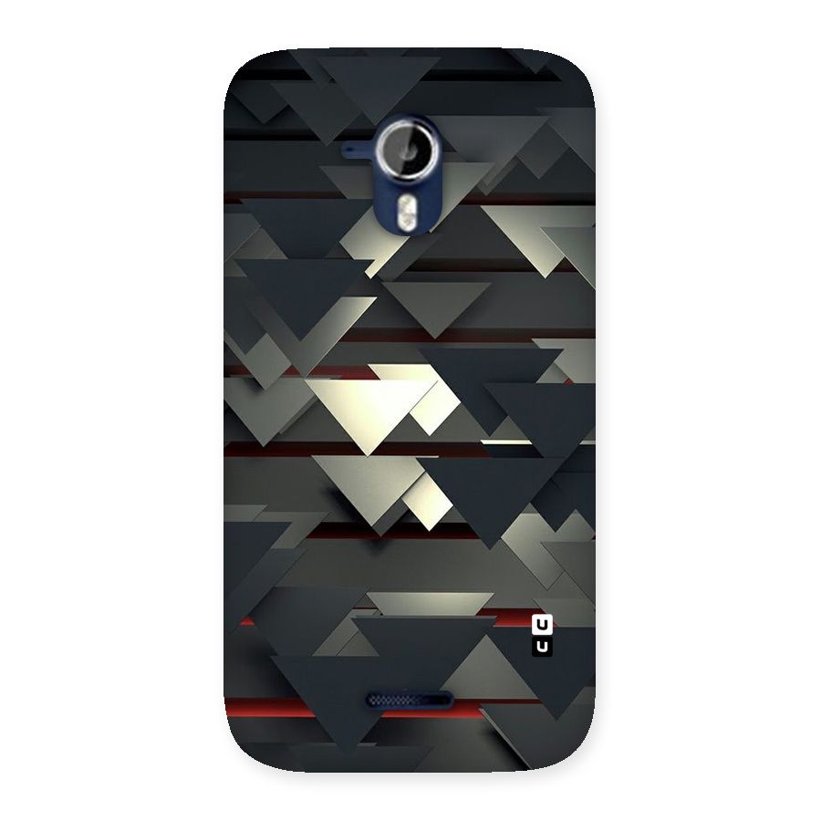 Classic Triangles Design Back Case for Micromax Canvas Magnus A117