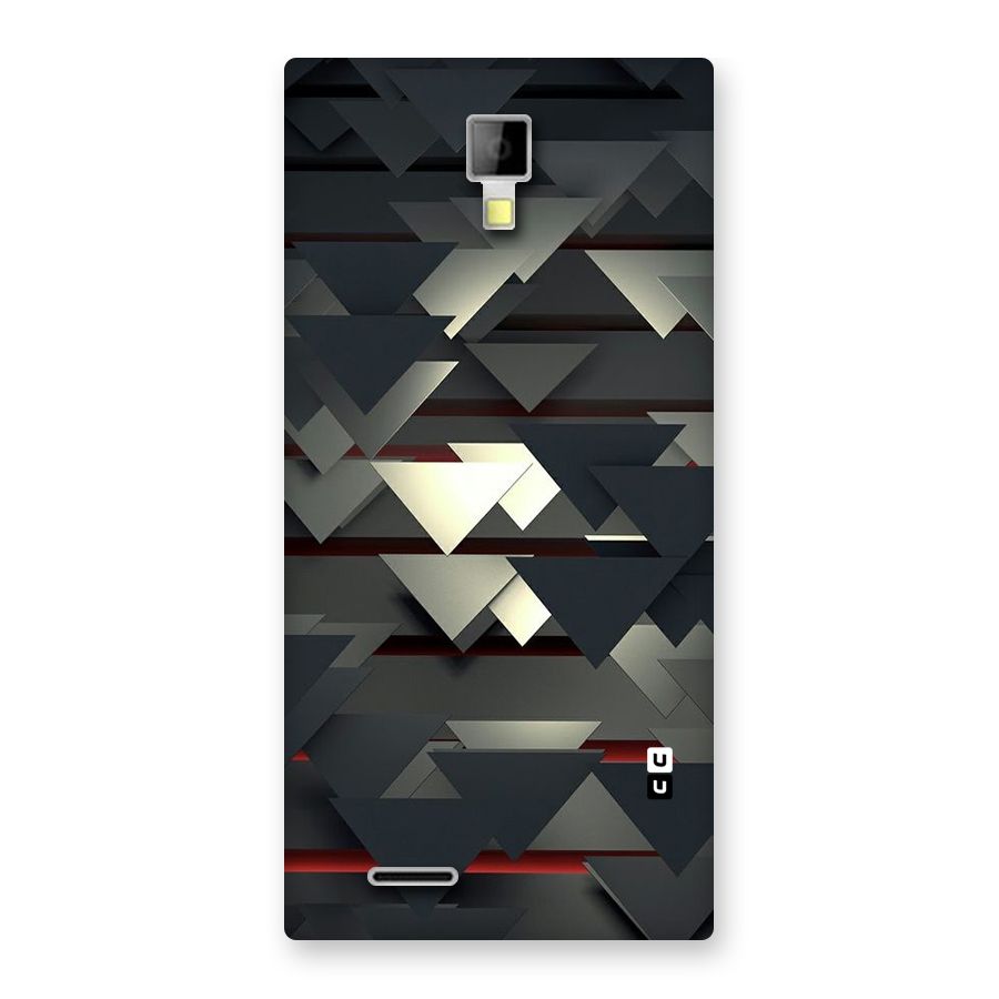 Classic Triangles Design Back Case for Micromax Canvas Xpress A99