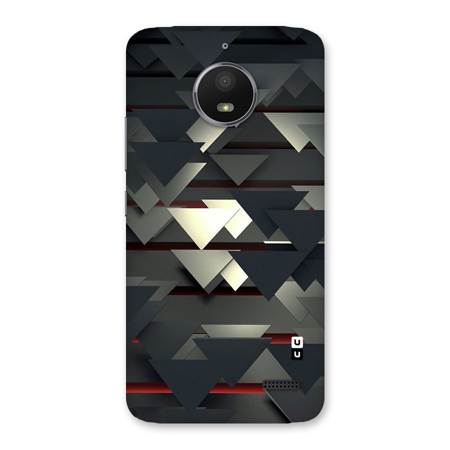 Classic Triangles Design Back Case for Moto E4