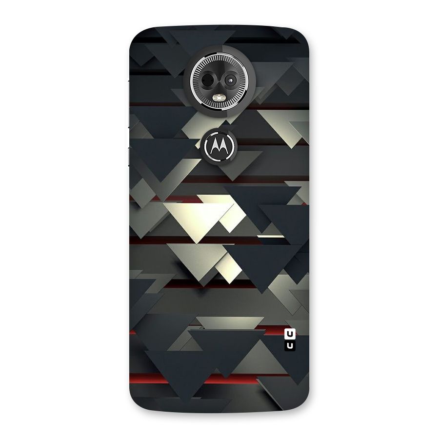 Classic Triangles Design Back Case for Moto E5 Plus